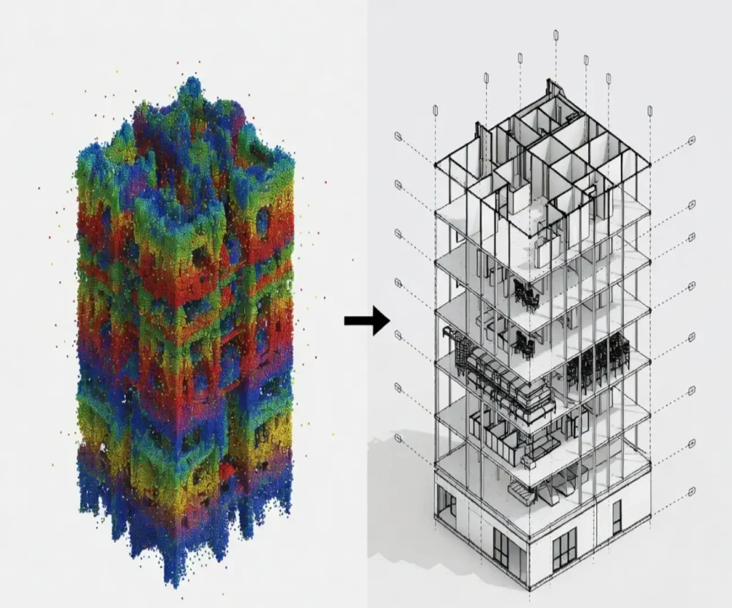 laser scan to revit
