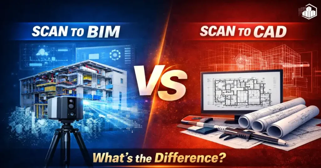 Scan to BIM vs Scan to CAD